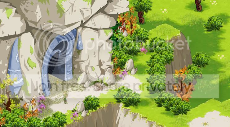 Guilde.jpg Dofus - scenic entering fantasy mountain picture by vltreference